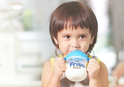 Sữa của Friso giúp bé tăng cân khỏe mạnh