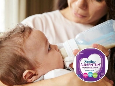 Dòng sữa Similac Alimentum cho trẻ từ 0 - 12 tháng tuổi bị dị ứng đạm sữa bò