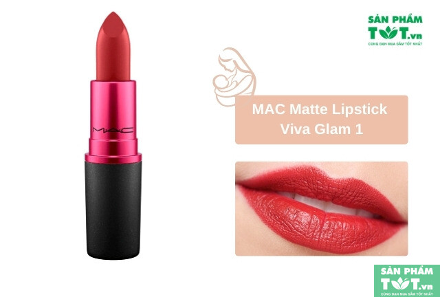 Son MAC Matte Lipstick Viva Glam 1