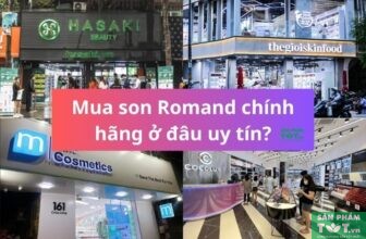 Mua son Romand chính hãng ở đâu uy tín