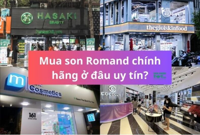 Mua son Romand chính hãng ở đâu uy tín