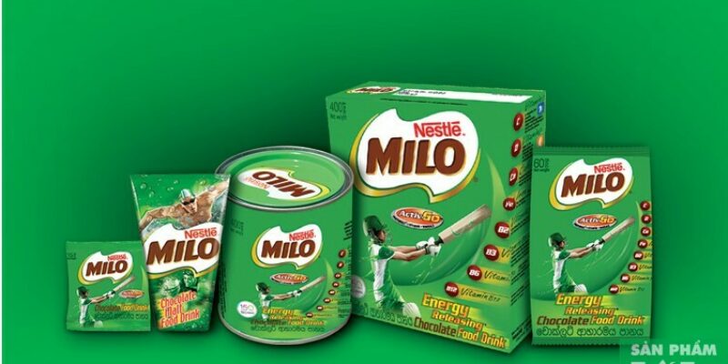 Các sản phẩm sữa Milo được ưa chuộng nhất hiện nay
