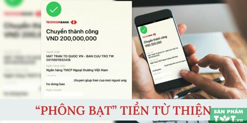 Phông bạt là gì? Sửa bill chuyển tiền từ thiện để “phông bạt” trên mạng xã hội có bị xử phạt không?